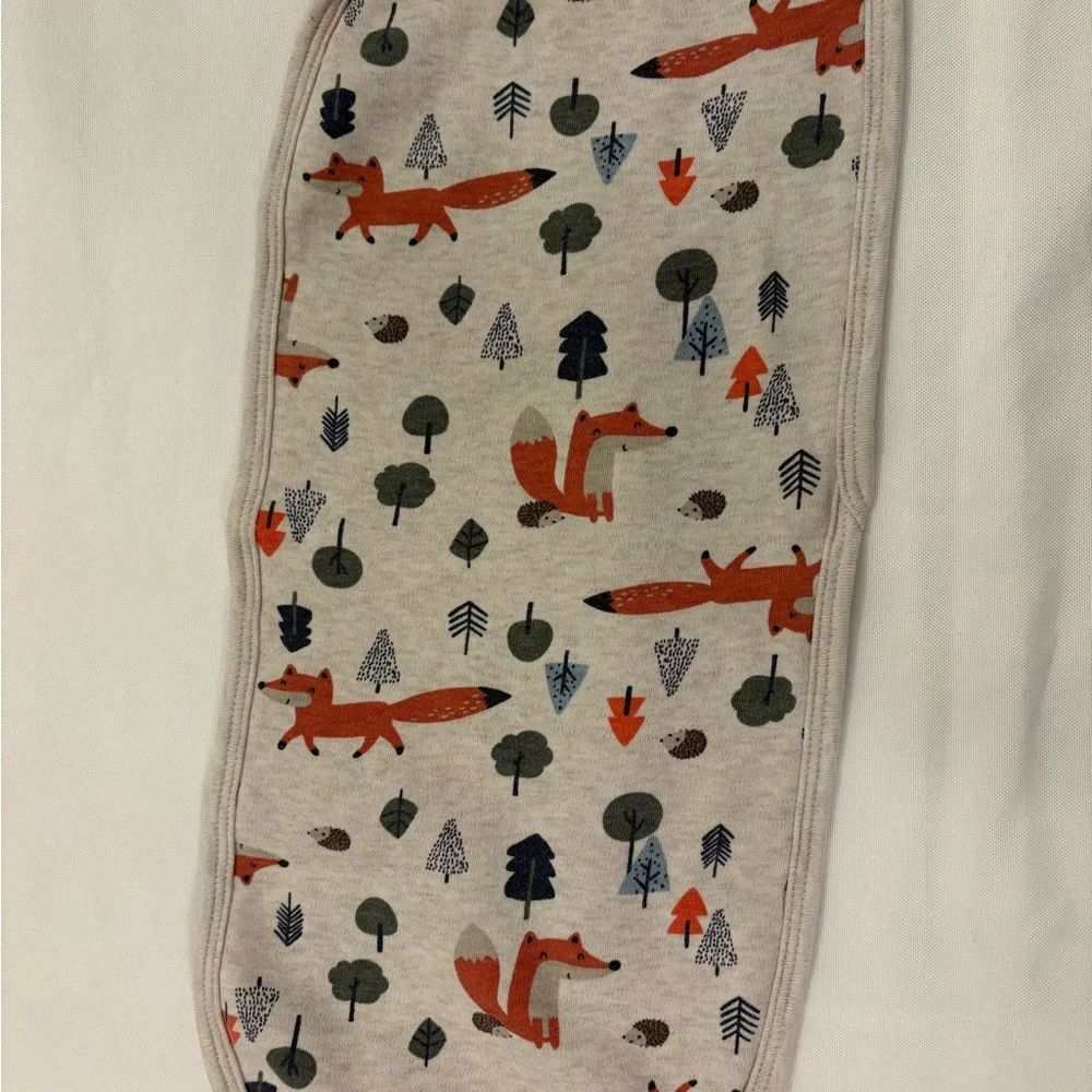 Gerber Animal and Stripe Print Burp Cloth Set - Blue, Gray, Cream - set of 18 - Picture 4 of 7